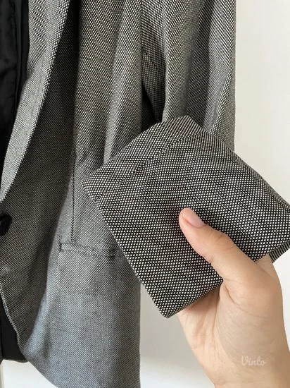 ZARA sako/blejzer u sivoj boji