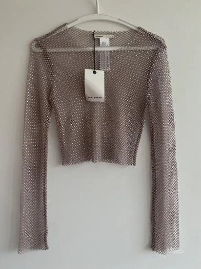 Mrežasti top dugih rukava