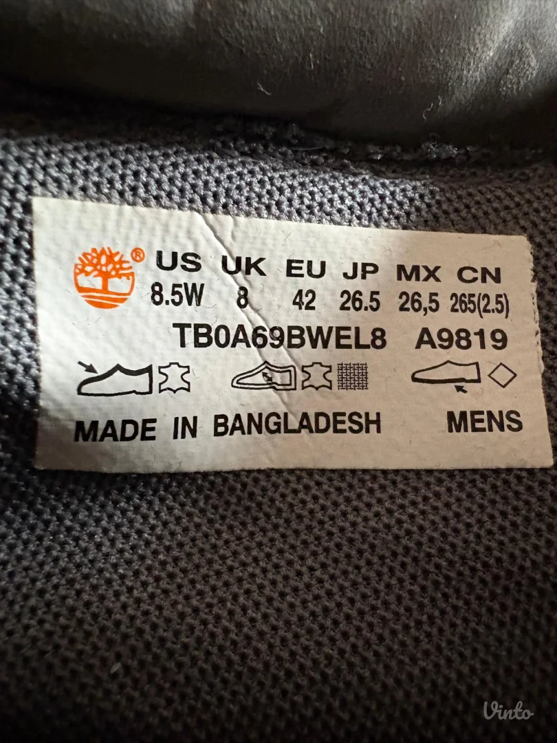 Timberland muške kožne vodootporne čizme