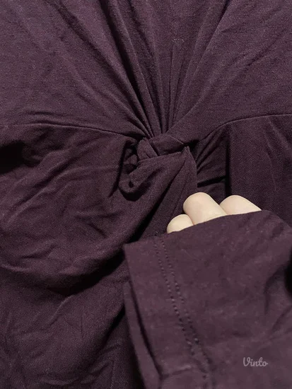 Bordo haljina od viskoze