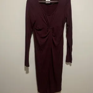 Bordo haljina od viskoze