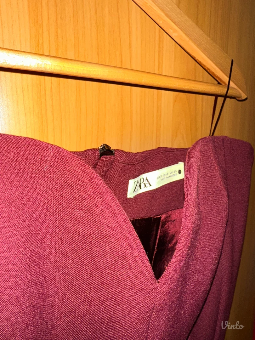 Zara bordo korset top S