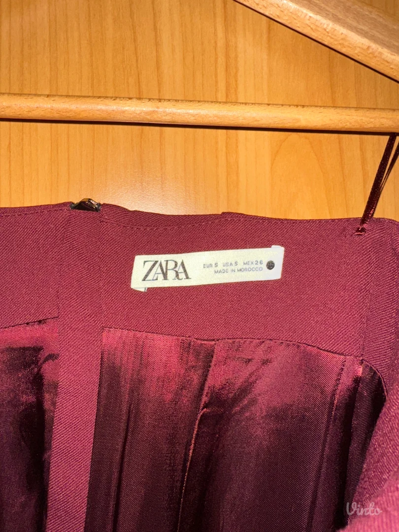 Zara bordo korset top S