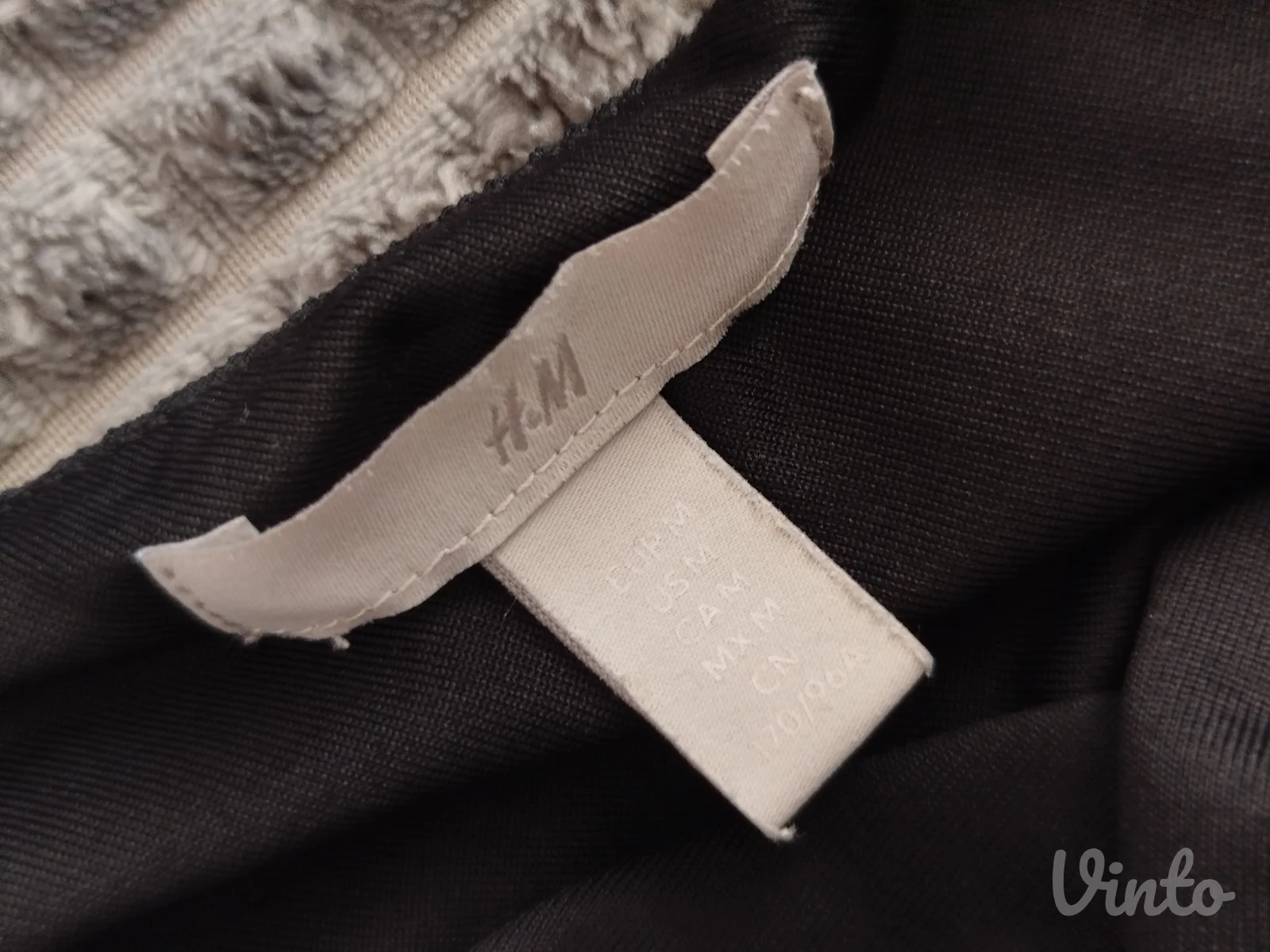 H&M crna midi haljina