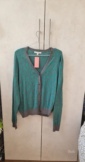 CABI sivo-zeleni džemper vel. XL