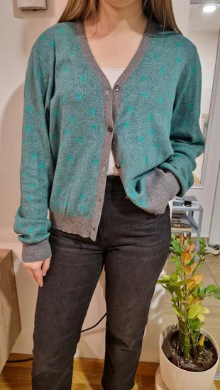 CABI sivo-zeleni džemper vel. XL