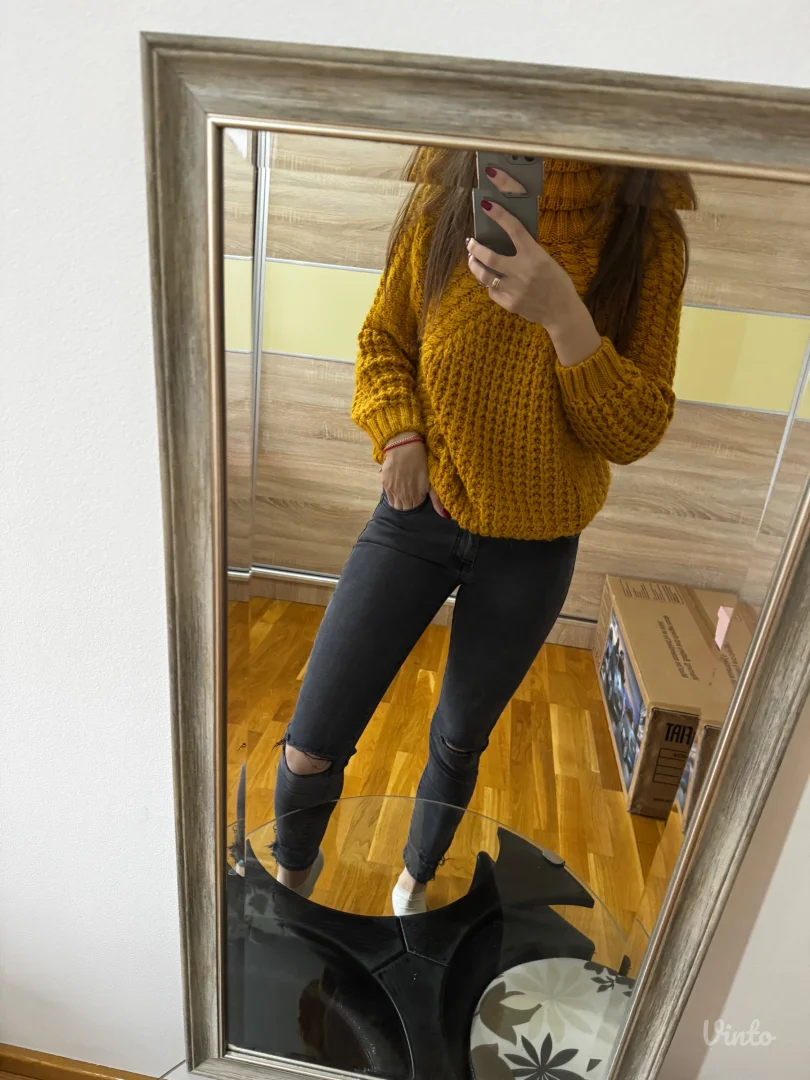 Farmerke, bledo crne