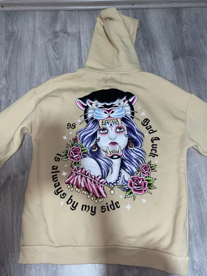 Vanilla hoodie bershka
