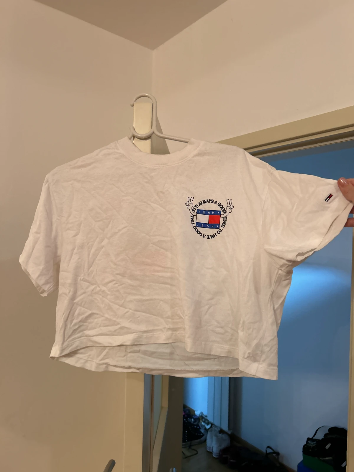 Tommy Hilfiger oversized crop top majica