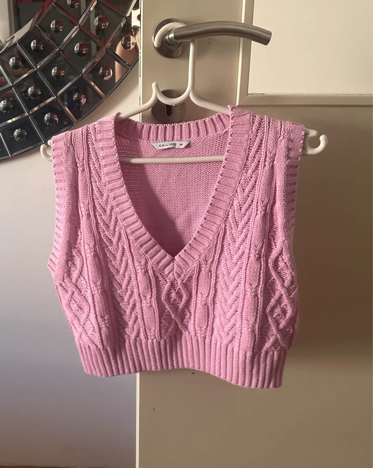 Roze Prsluk dzemper