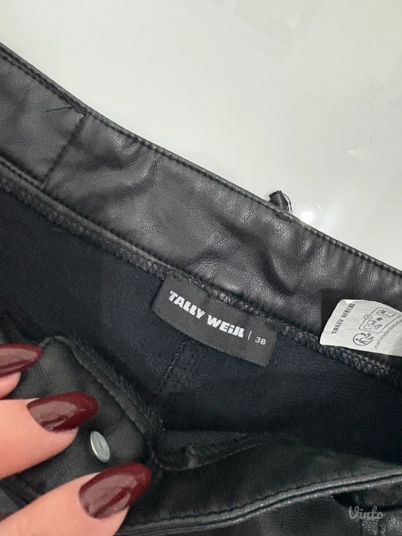 Tally Weijl kožne pantalone