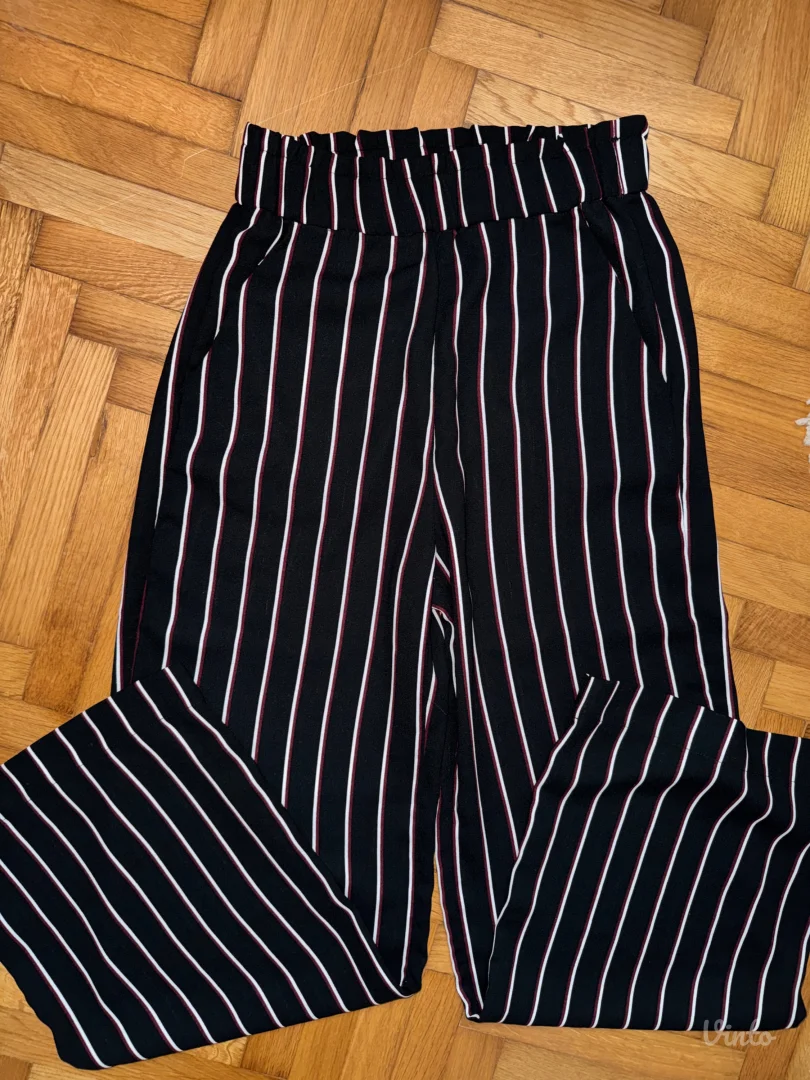 H&M široke pantalone na pruge