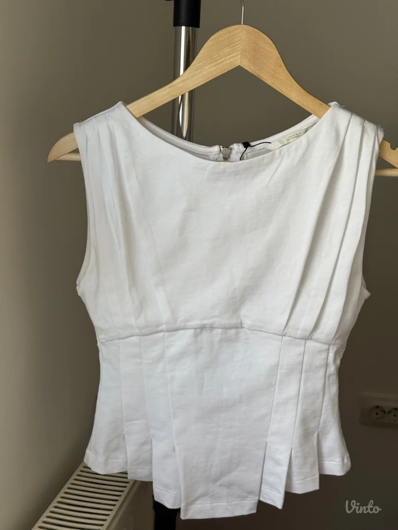 Zara bela majica NOVO
