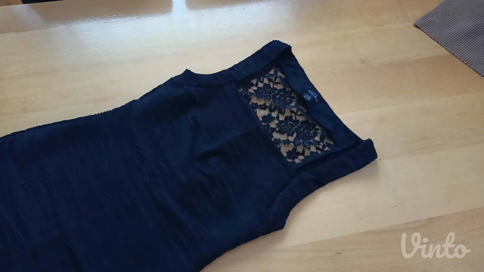 crena haljina sa delom čipke na leđima Amisu vel.38/40