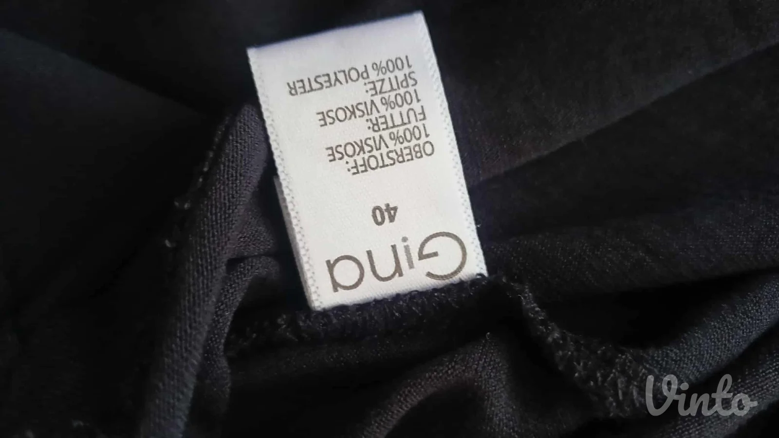 duga crne boje haljina vel.40 ..viskosa..kao nova