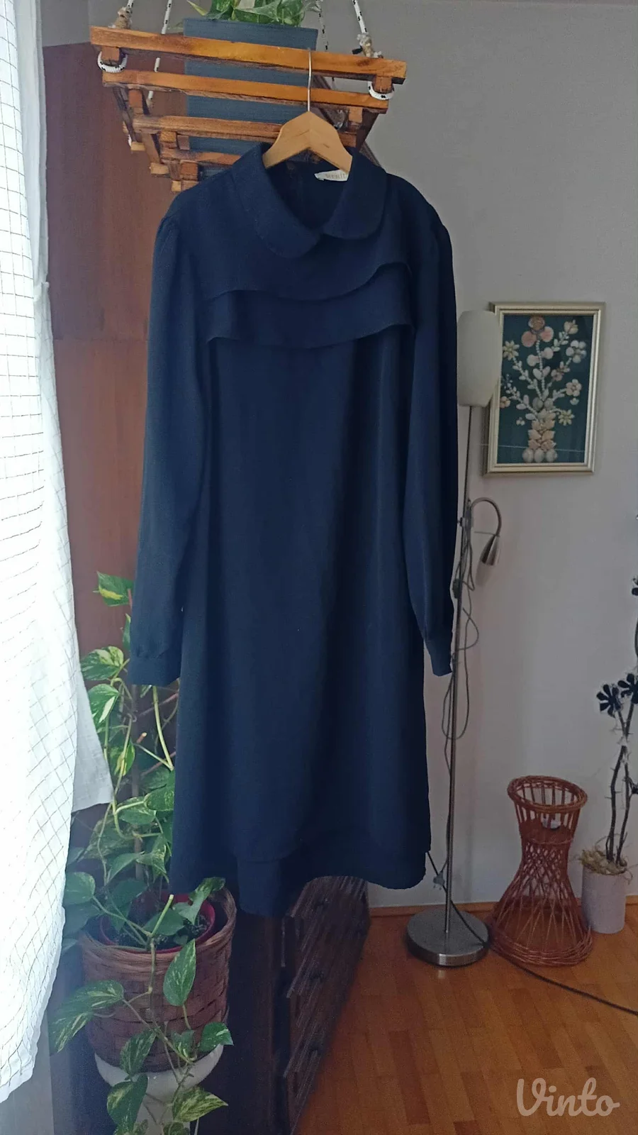 prelepa tunika / mini haljina crne boje vel.42