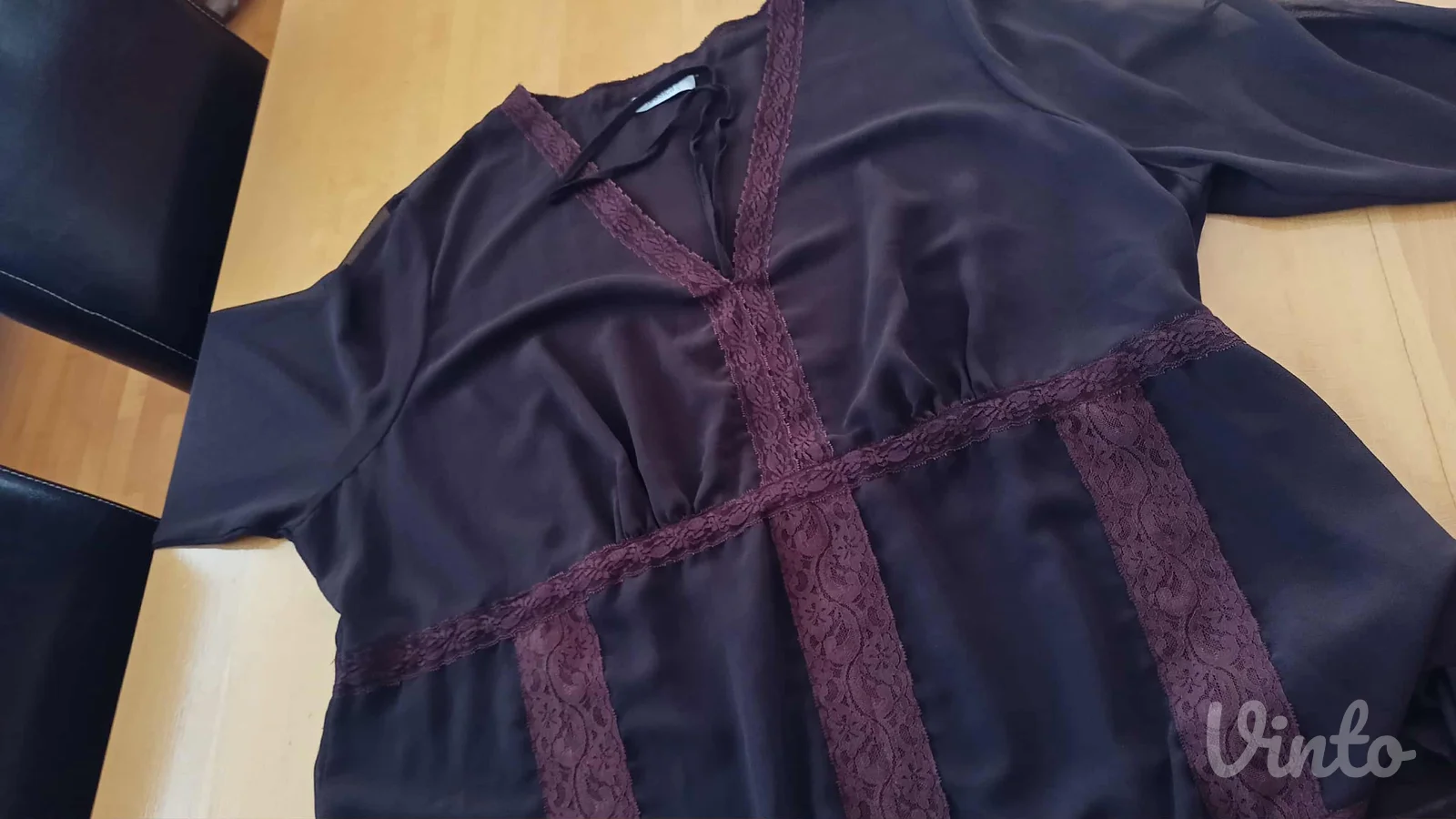 nova tunika sa delom čipke 4xl i za svečanije prilike nosiva