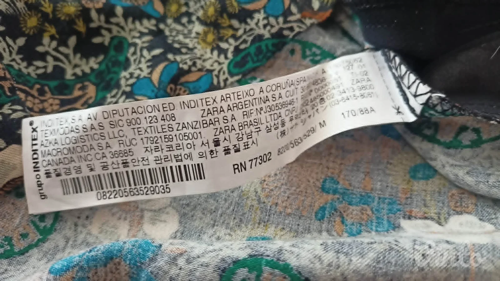 kombinezon kraćih nogavica marke Zara vel.L