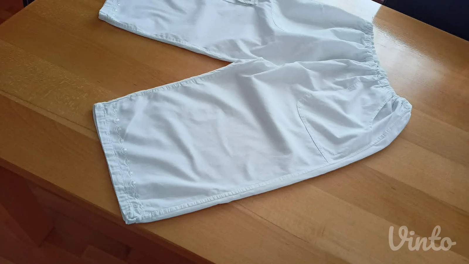 pamučne bermude bele boje vel.3xl