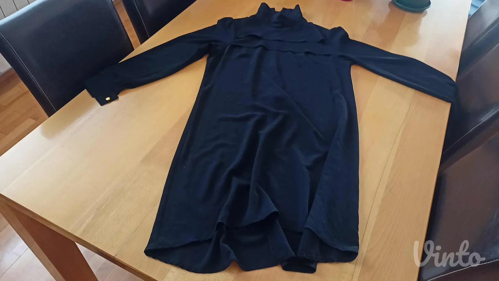 prelepa tunika / mini haljina crne boje vel.42