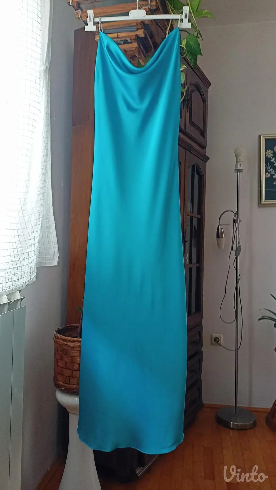 duga sa cirkon bretelama nova haljina vel.38