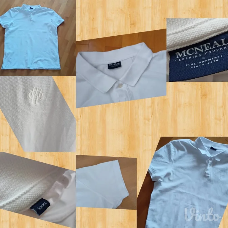 nova kvalitetna bele boje majica vel.3xl
