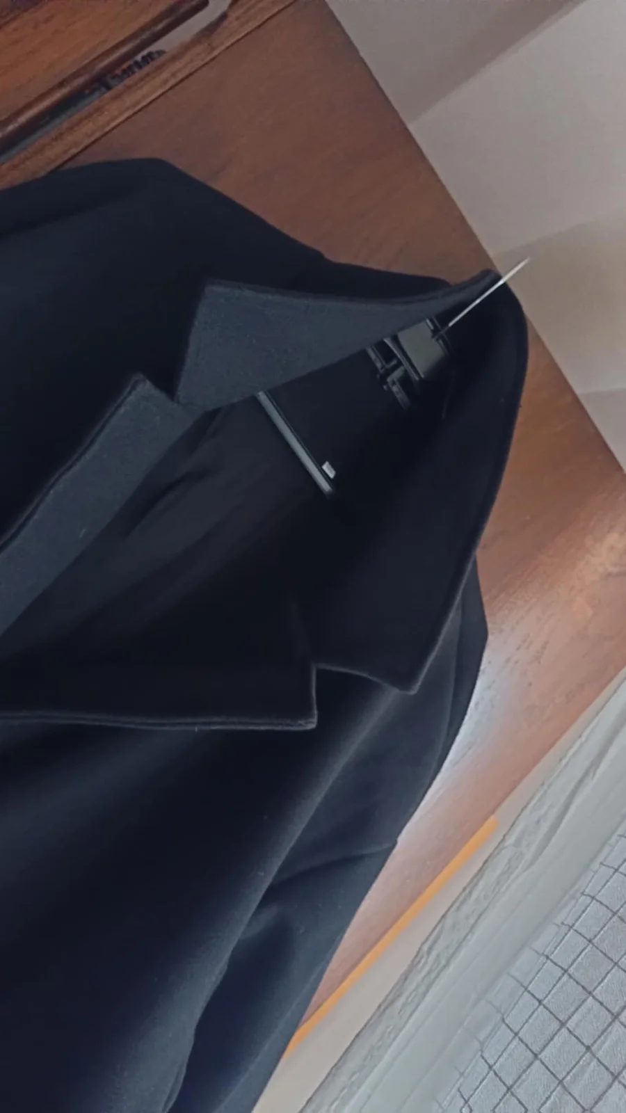 nov moderno predivan kaput crne boje vel.4xl (vel.52/54)