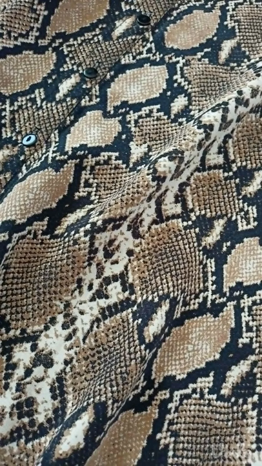 zmijskog printa duža viskosa haljina vel.40..kao nova