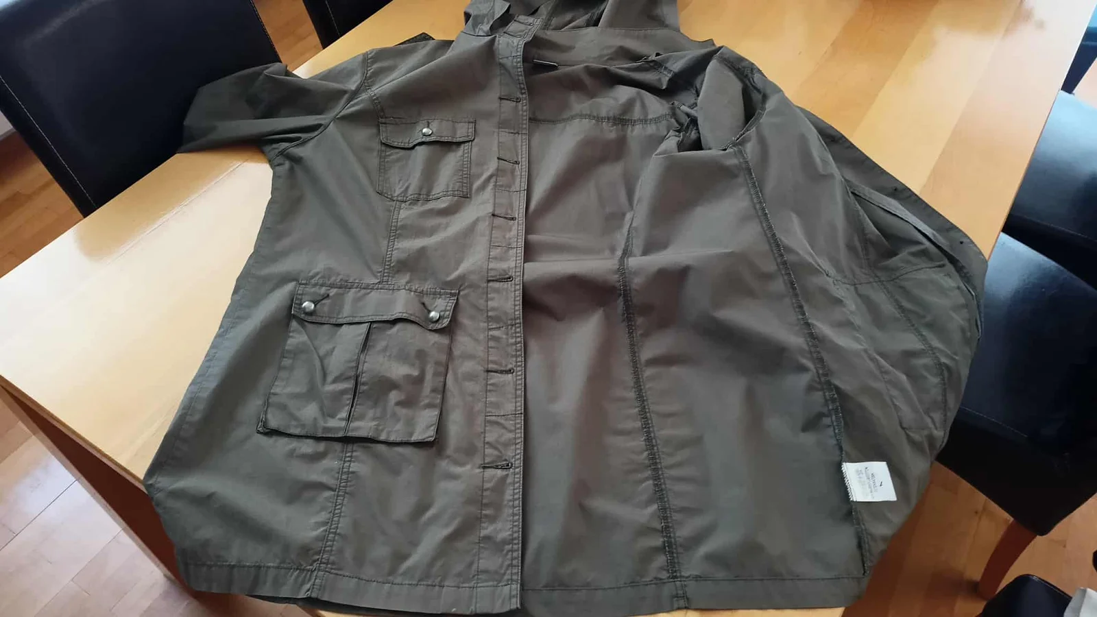 pamučna jakna sa kapuljačom vel.50(3xl)..kao nova..odlična za prelazni period