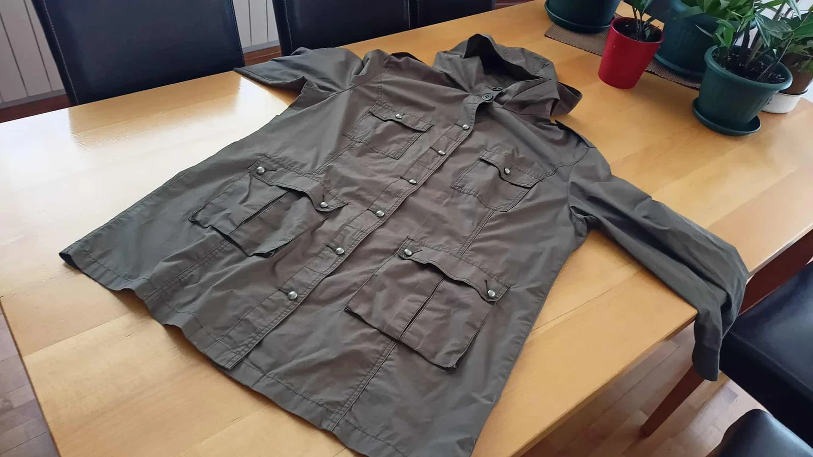 pamučna jakna sa kapuljačom vel.50(3xl)..kao nova..odlična za prelazni period