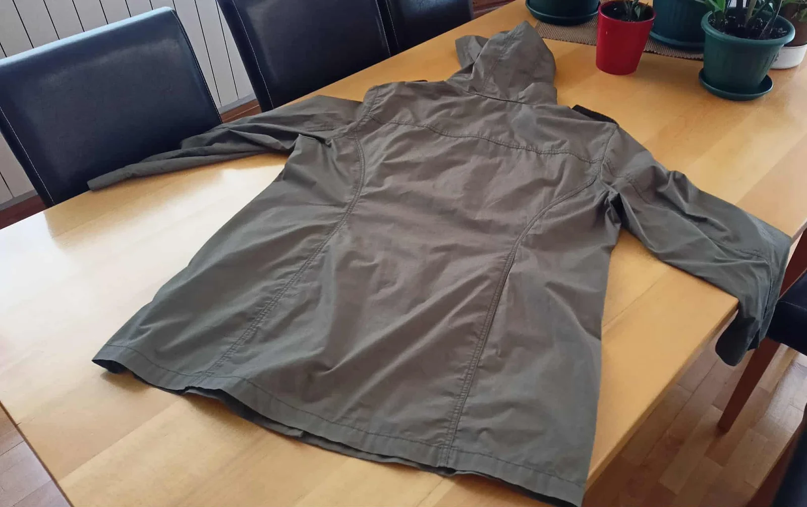 pamučna jakna sa kapuljačom vel.50(3xl)..kao nova..odlična za prelazni period