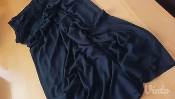 duga crne boje haljina vel.40 ..viskosa..kao nova