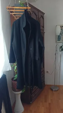 nov moderno predivan kaput crne boje vel.4xl (vel.52/54)