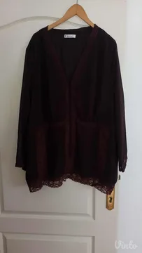 nova tunika sa delom čipke 4xl i za svečanije prilike nosiva