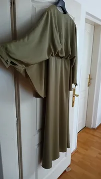 nova duga savršena haljina sa preklop puf rukavima vel.36/38