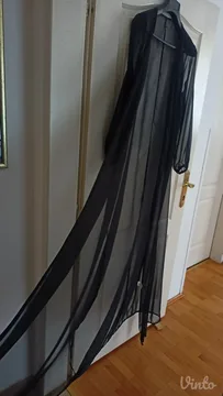 nov,provokativan ogrtač/haljina crne boje M/L
