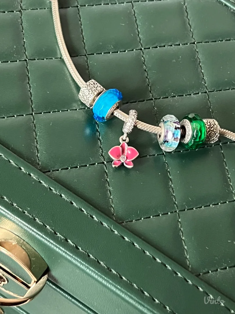 Original Pandora orhideja privezak