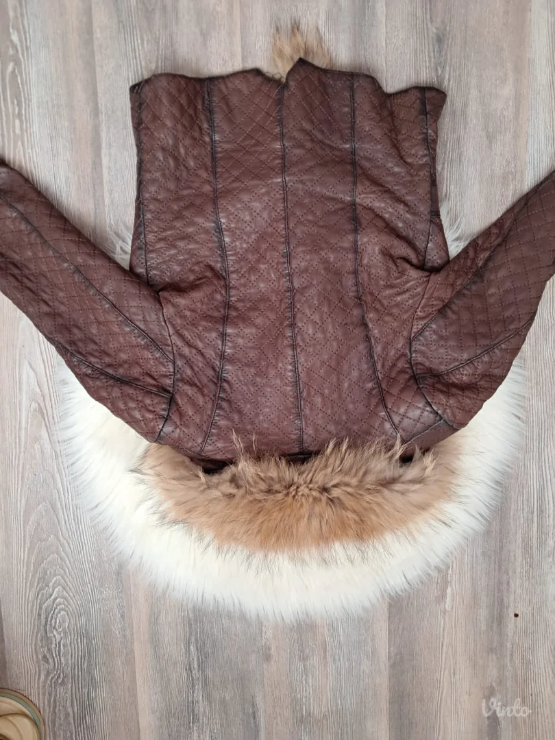 Maya fur kožna jakna sa krznom