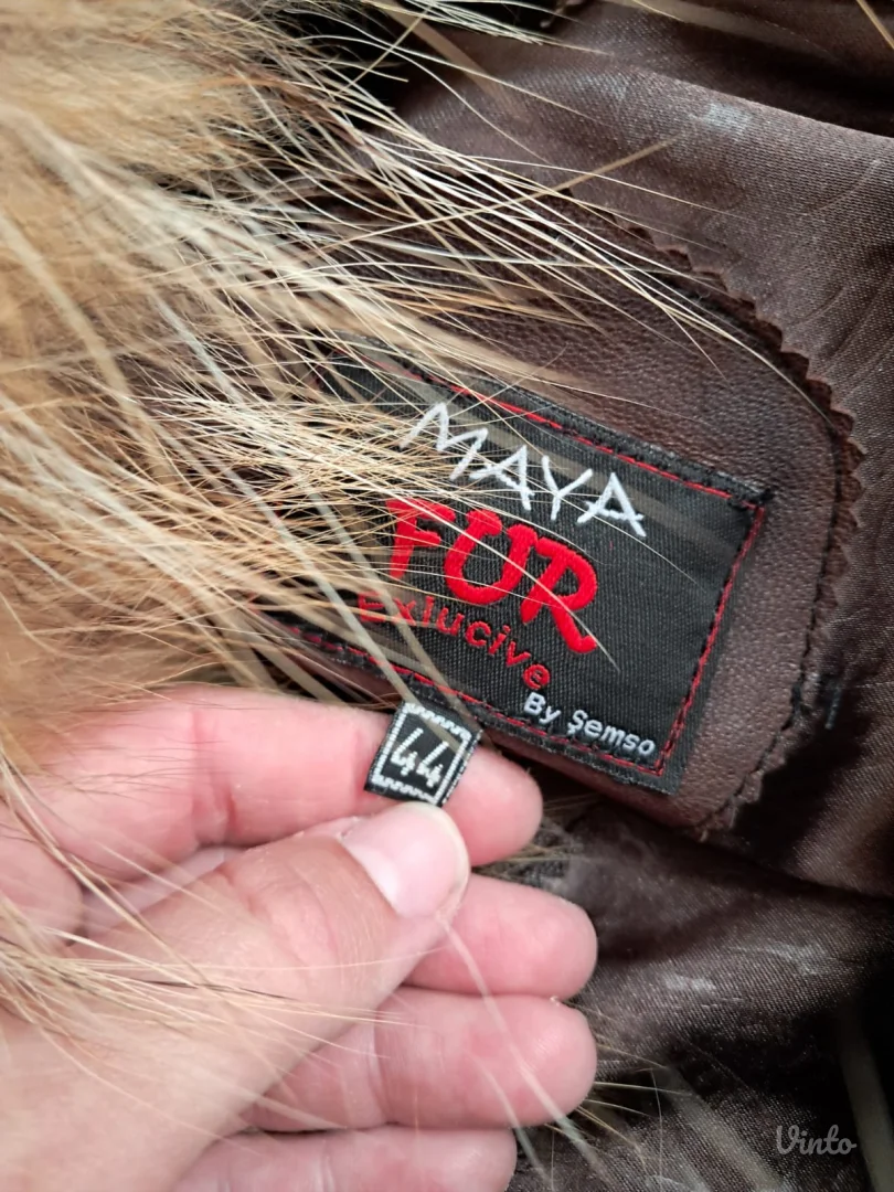 Maya fur kožna jakna sa krznom