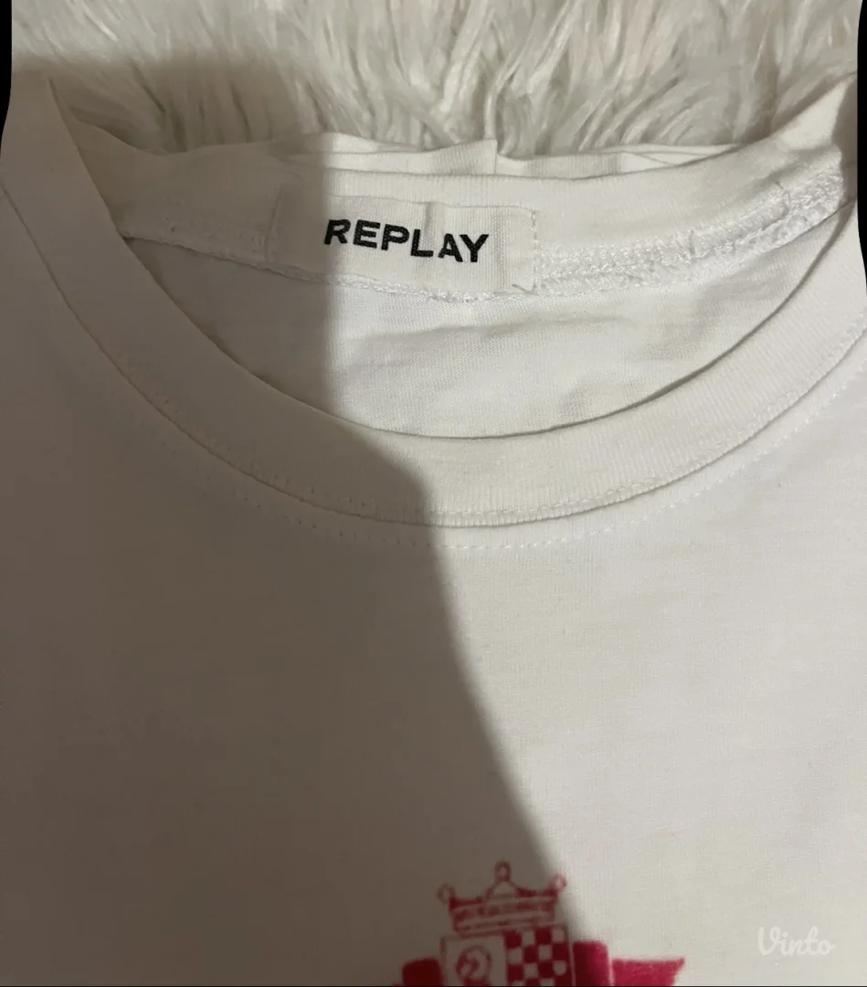 Replay bela majica
