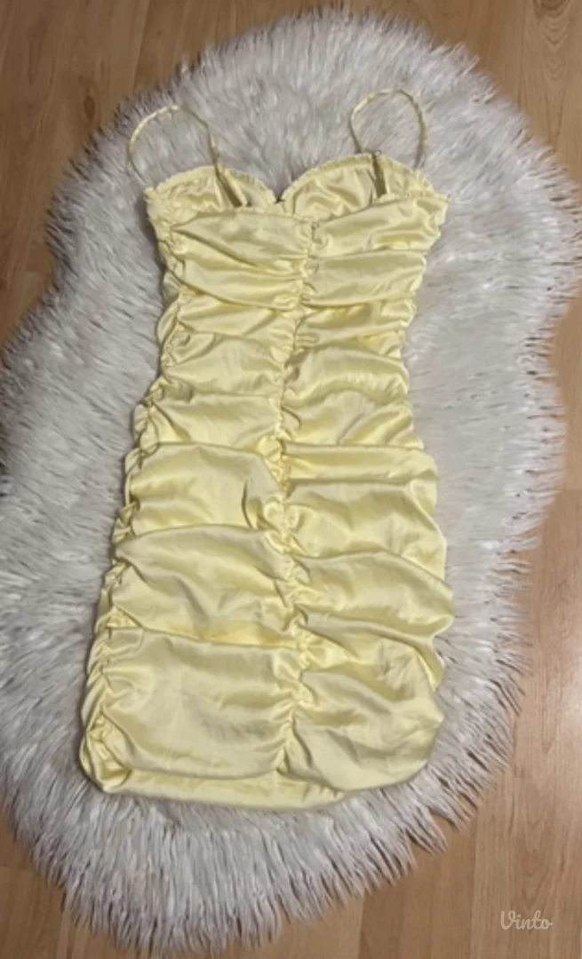 Oh polly nova zuta haljina