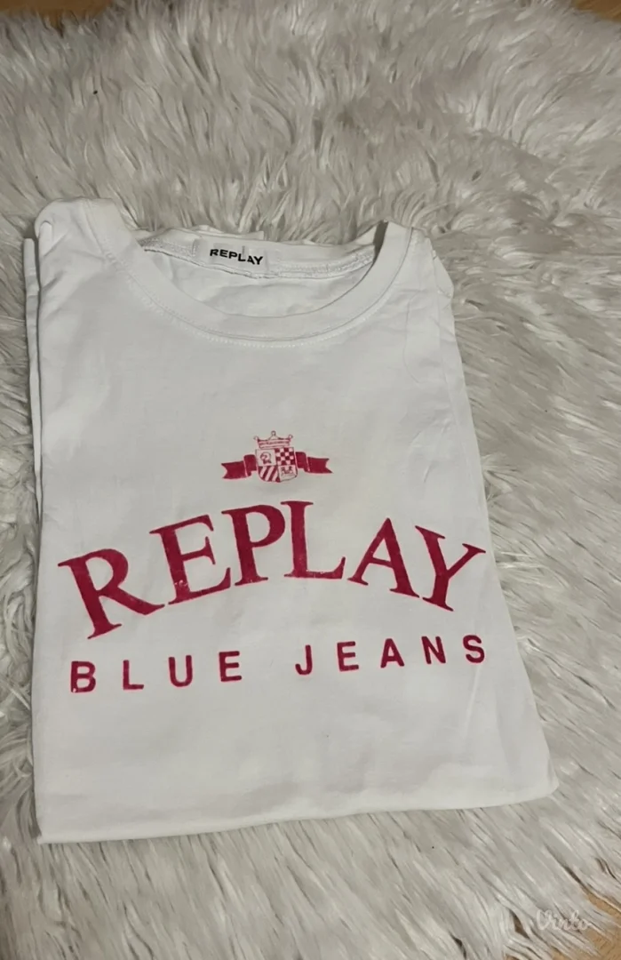 Replay bela majica