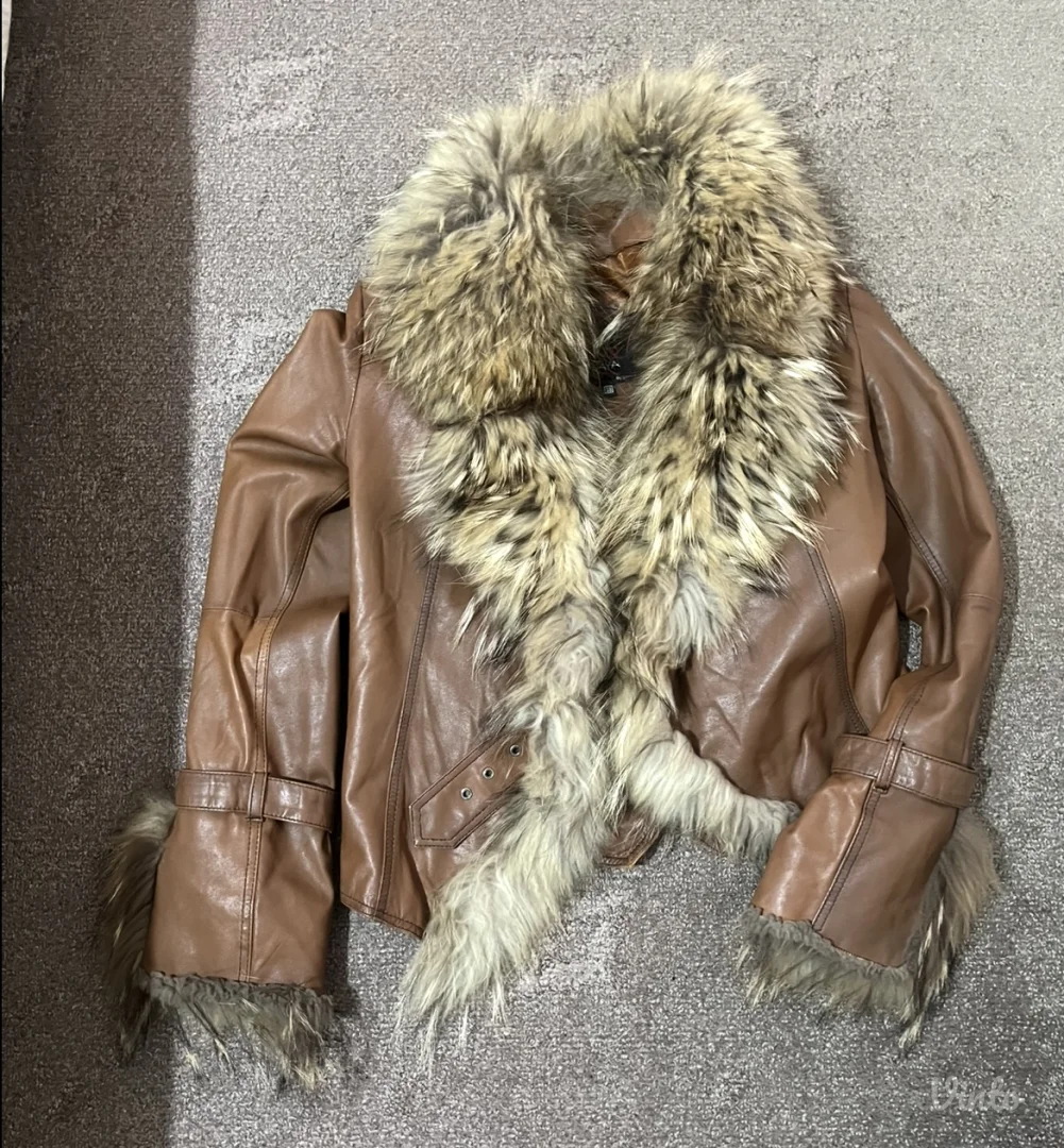 Kozna jakna sa pravim krznom