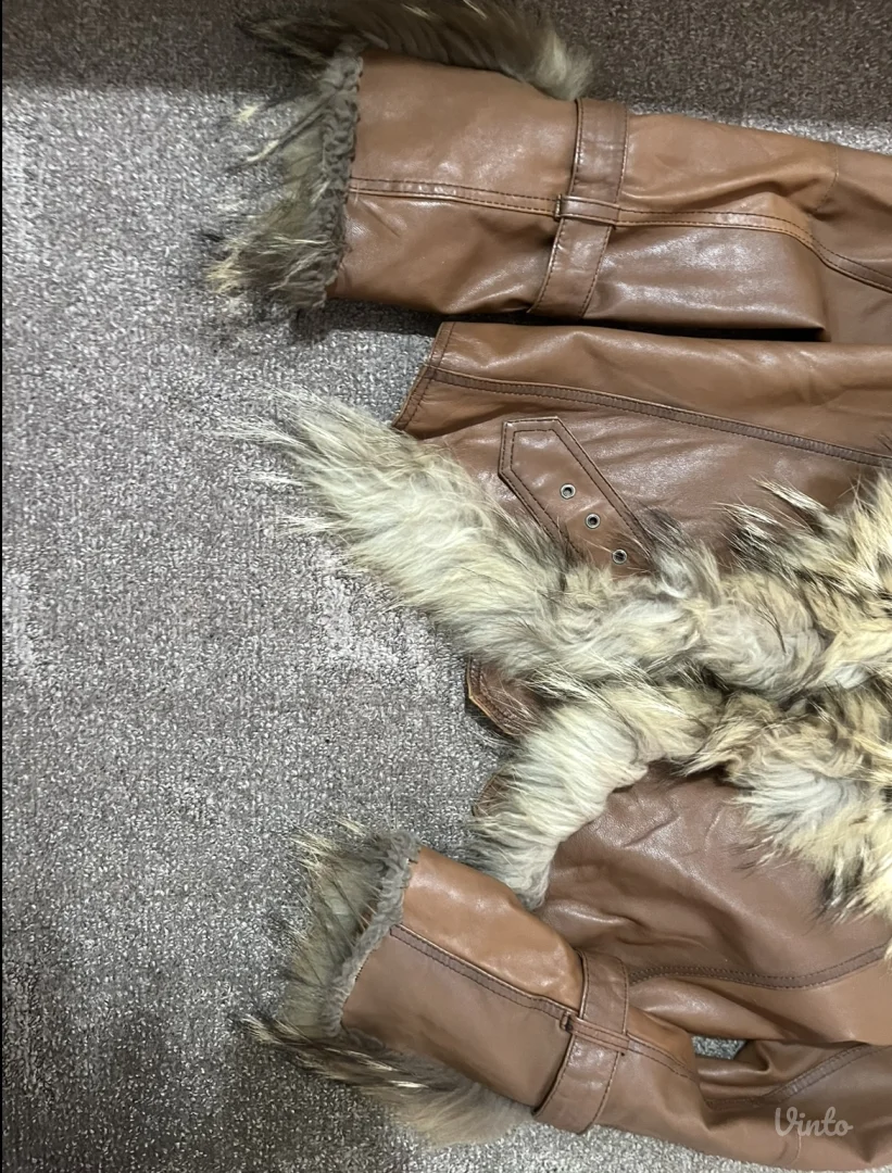 Kozna jakna sa pravim krznom