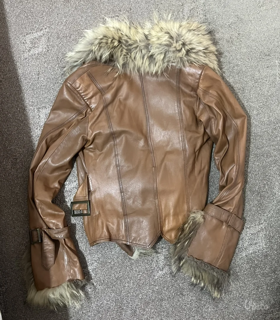 Kozna jakna sa pravim krznom