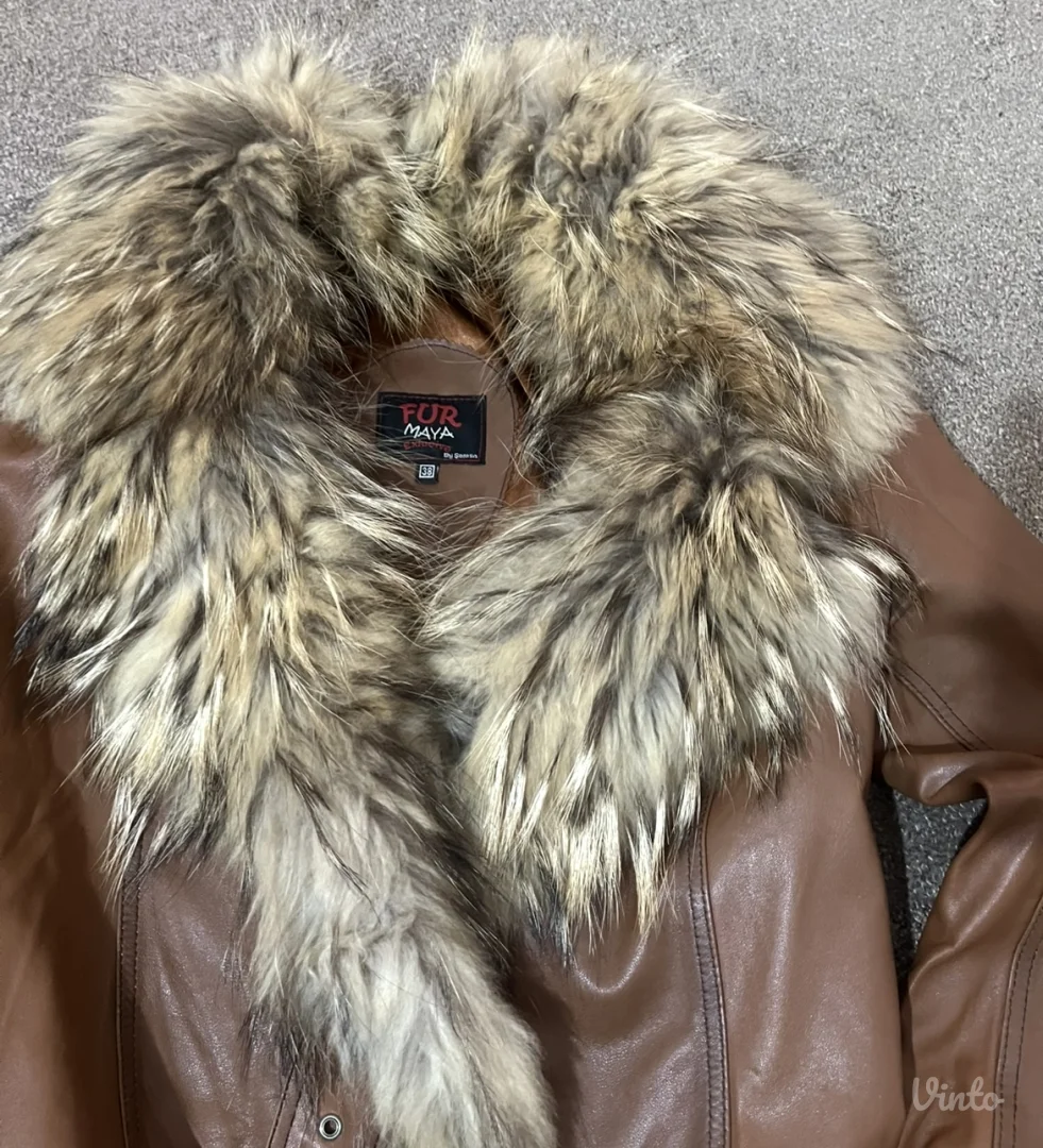 Kozna jakna sa pravim krznom