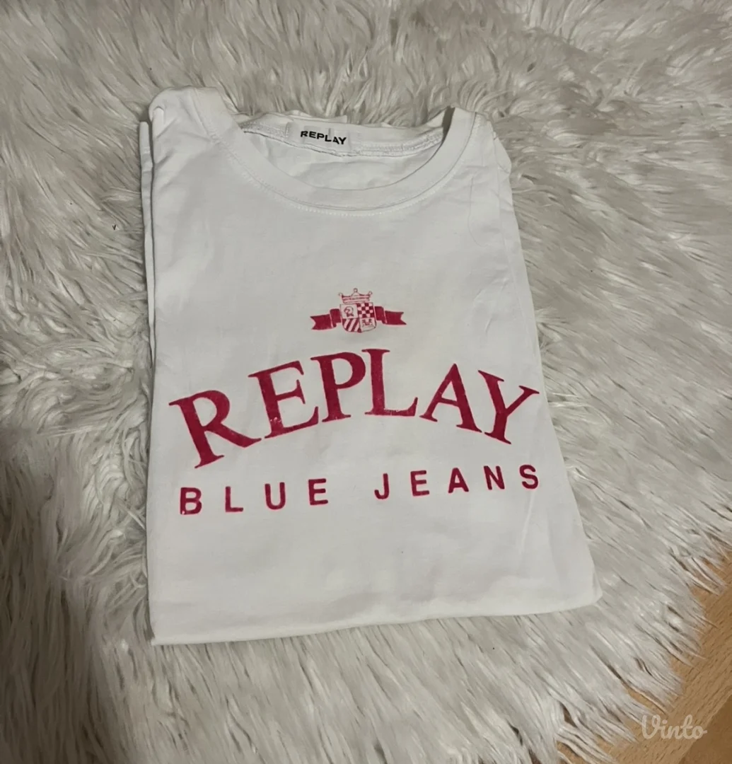 Replay bela majica