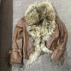 Kozna jakna sa pravim krznom