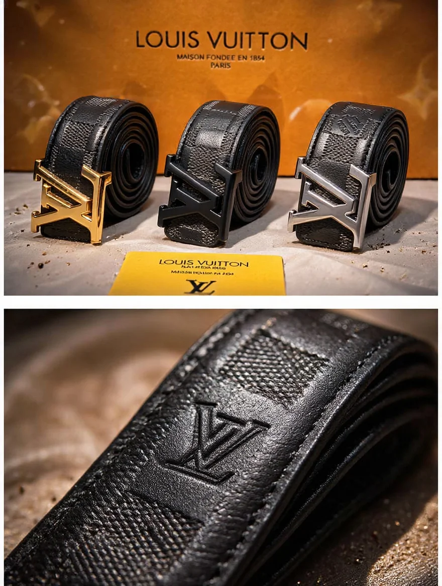 Louis Vuitton Crni Muški Kaiševi