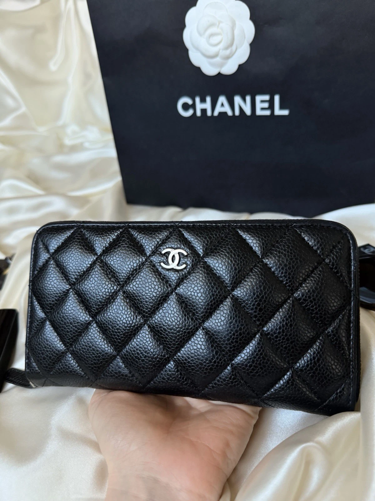 Chanel Crni Ženski Novčanik